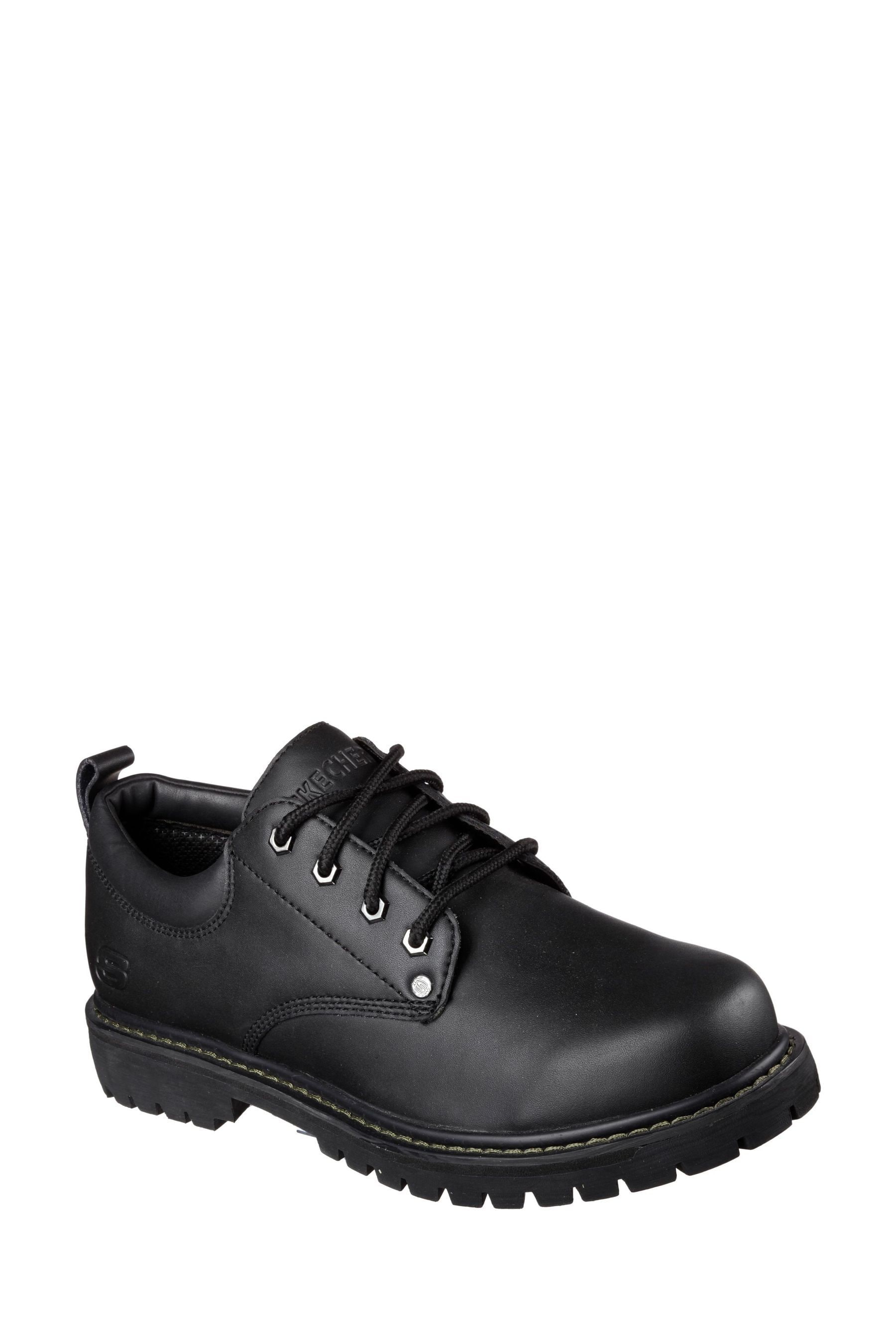 Skechers Black Tom Cats Mens Shoes