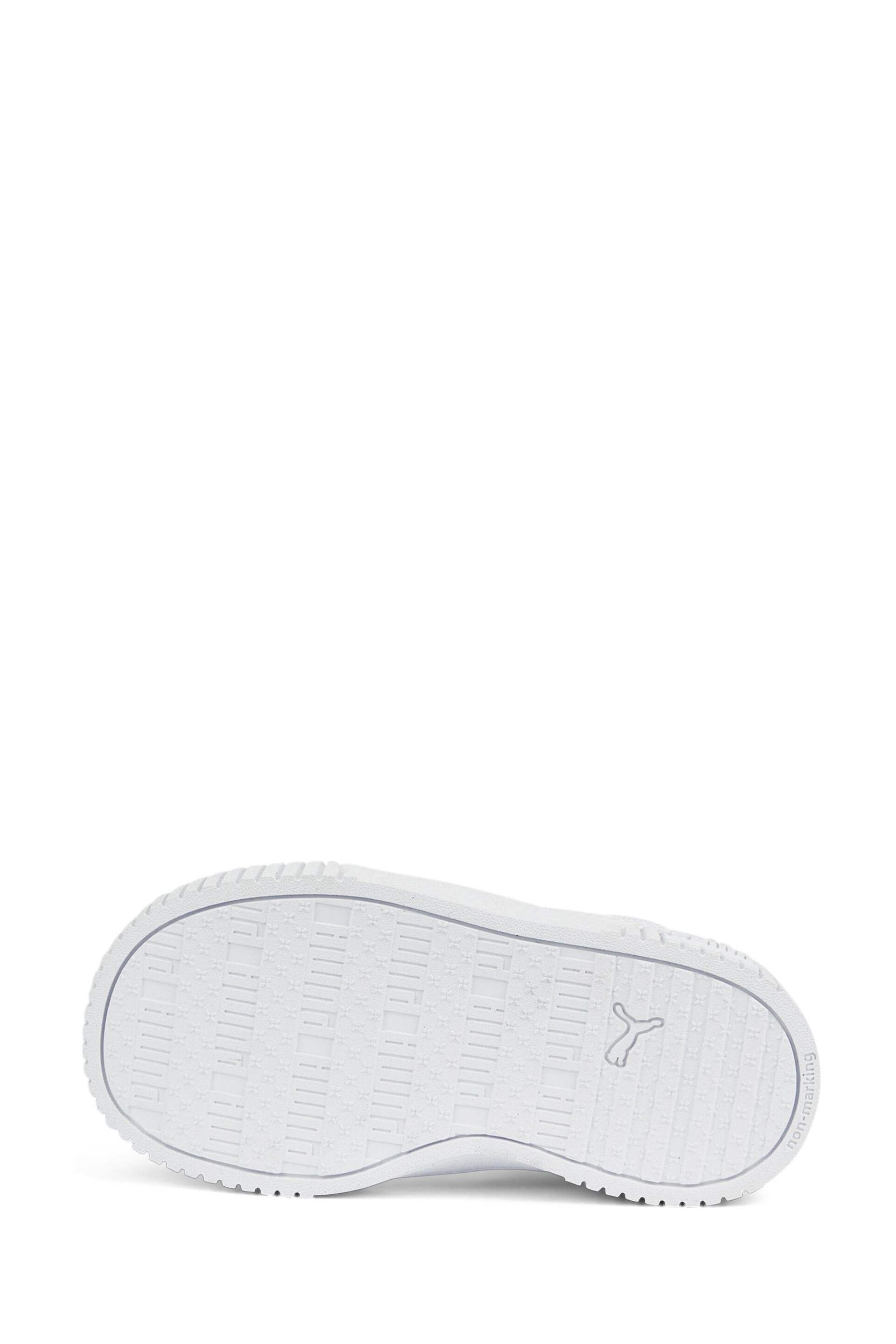 Puma White Ivory Babies Carina 2.0 AC Trainers - Image 6 of 6