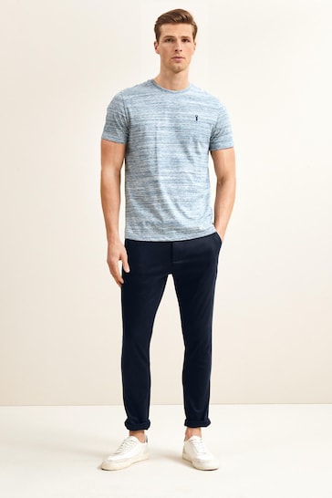 Light Blue Single Stag Marl T-Shirt