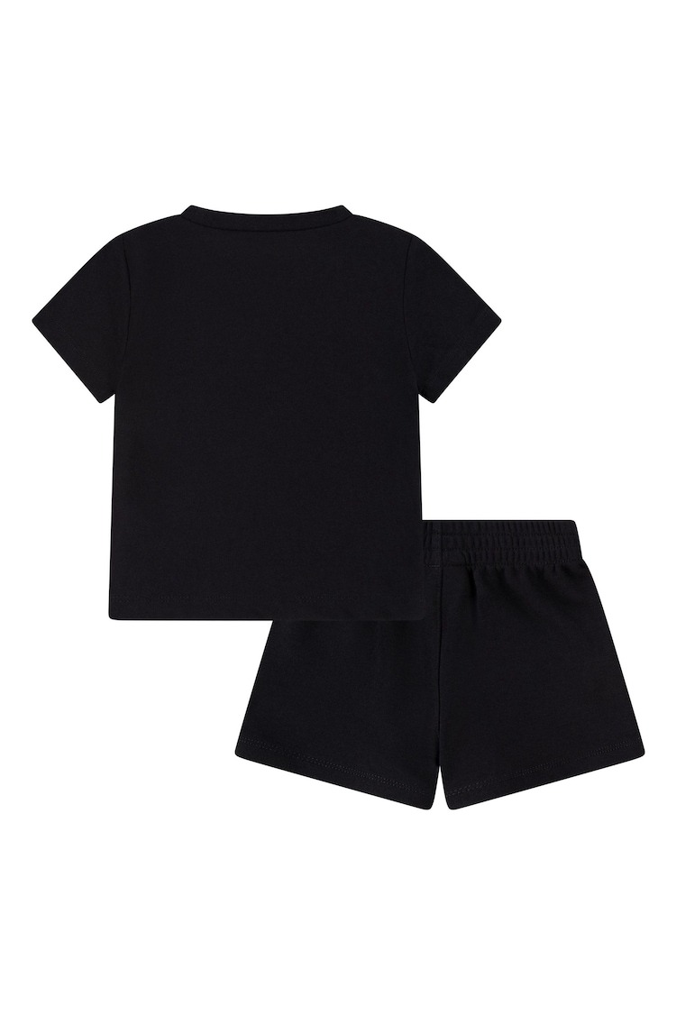 Nike Black Infant Small Logo Top and Shorts Set - Image 2 of 3