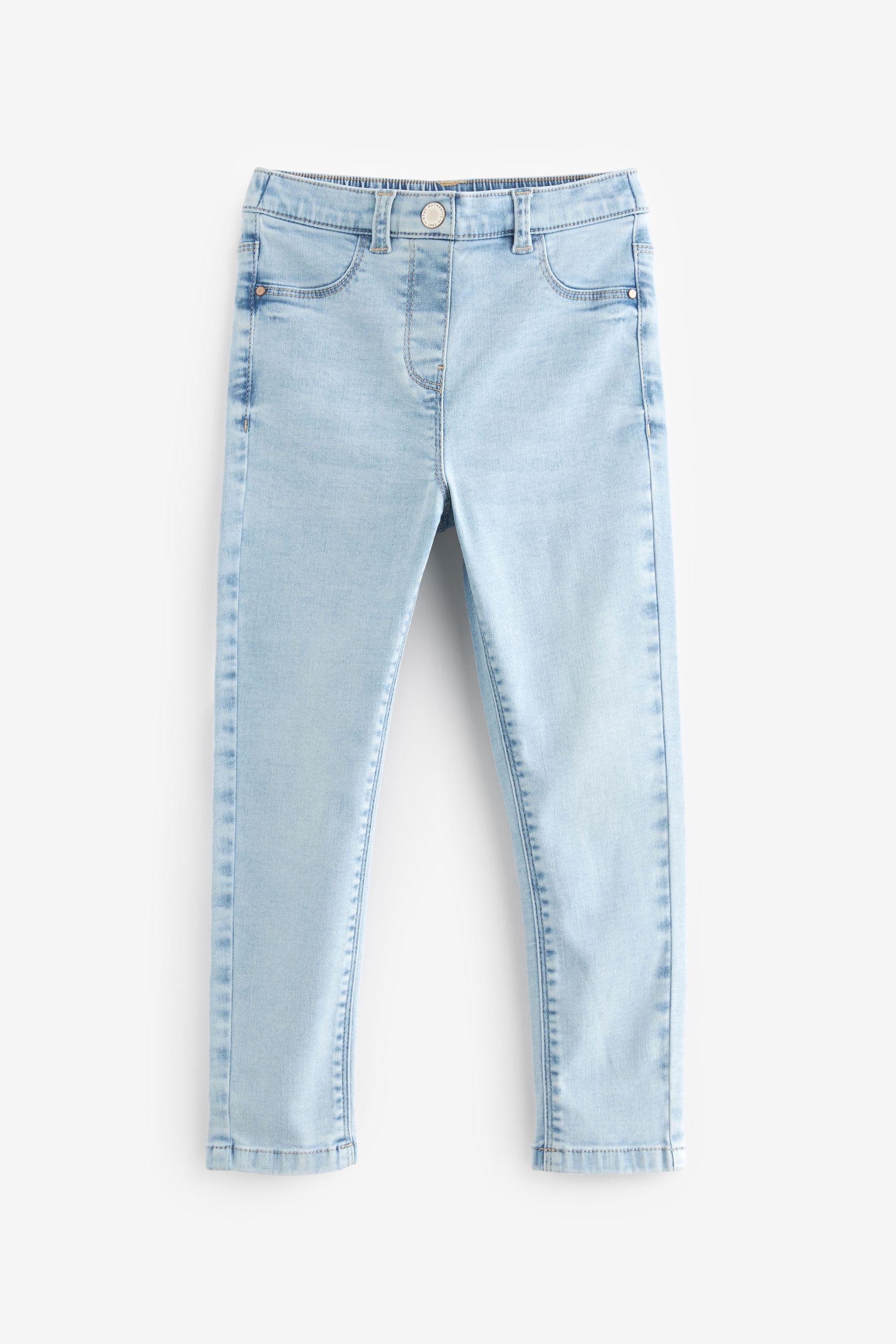 Buy Light Blue Regular Length Stretch Jeggings 3 16yrs from the Next UK online shop