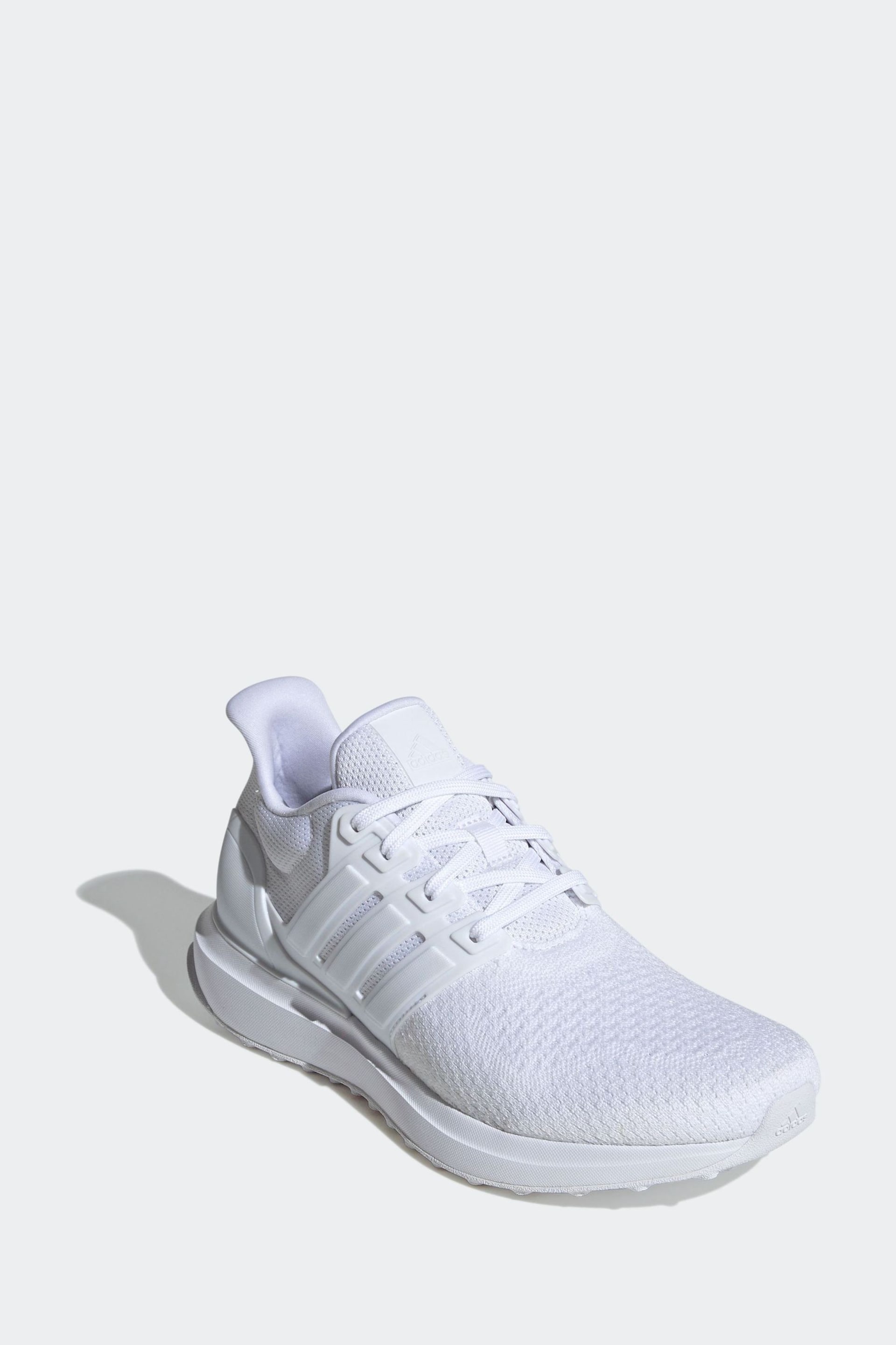adidas White UBounce DNA Trainers - Image 4 of 10