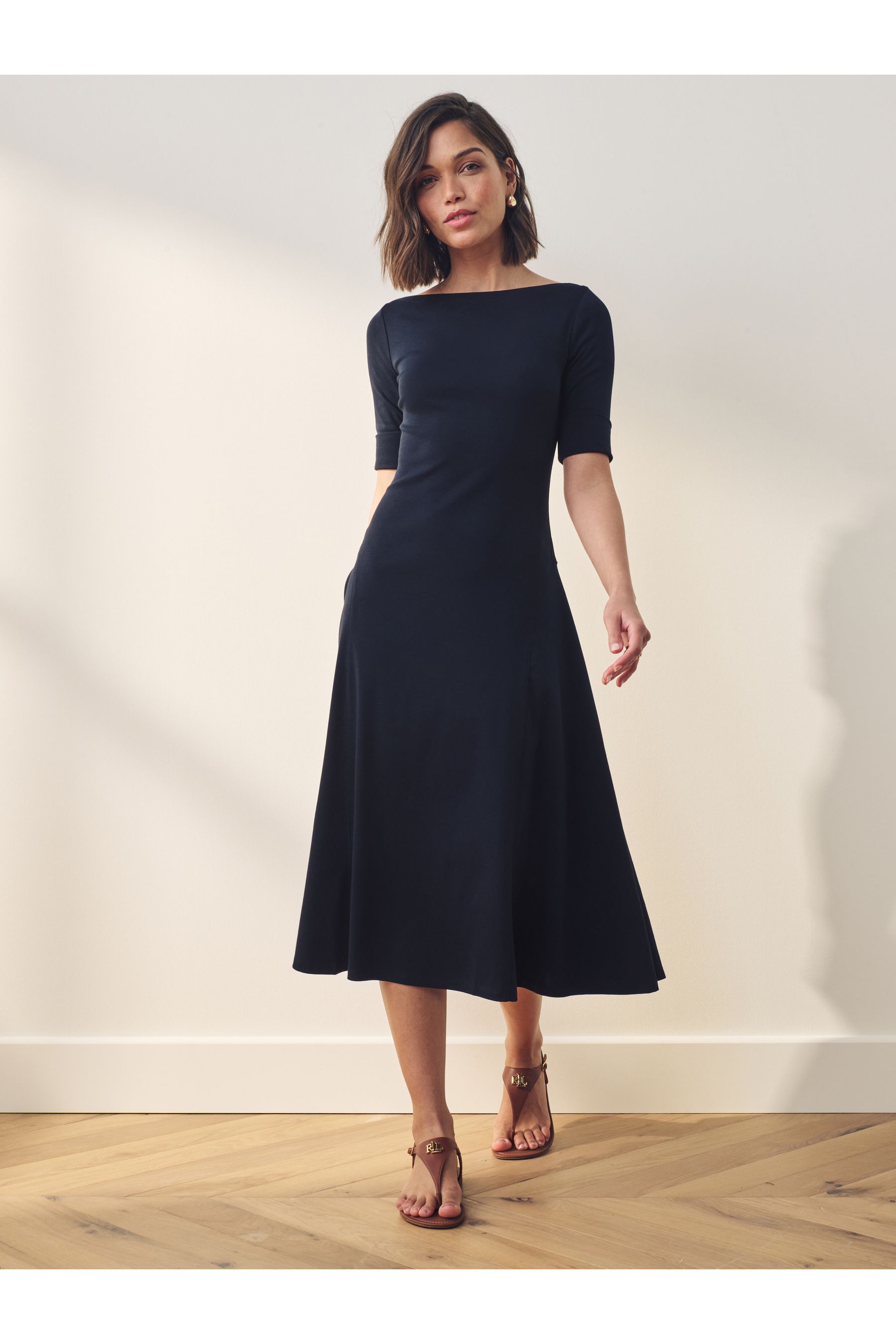 Lauren ralph lauren navy dress best sale