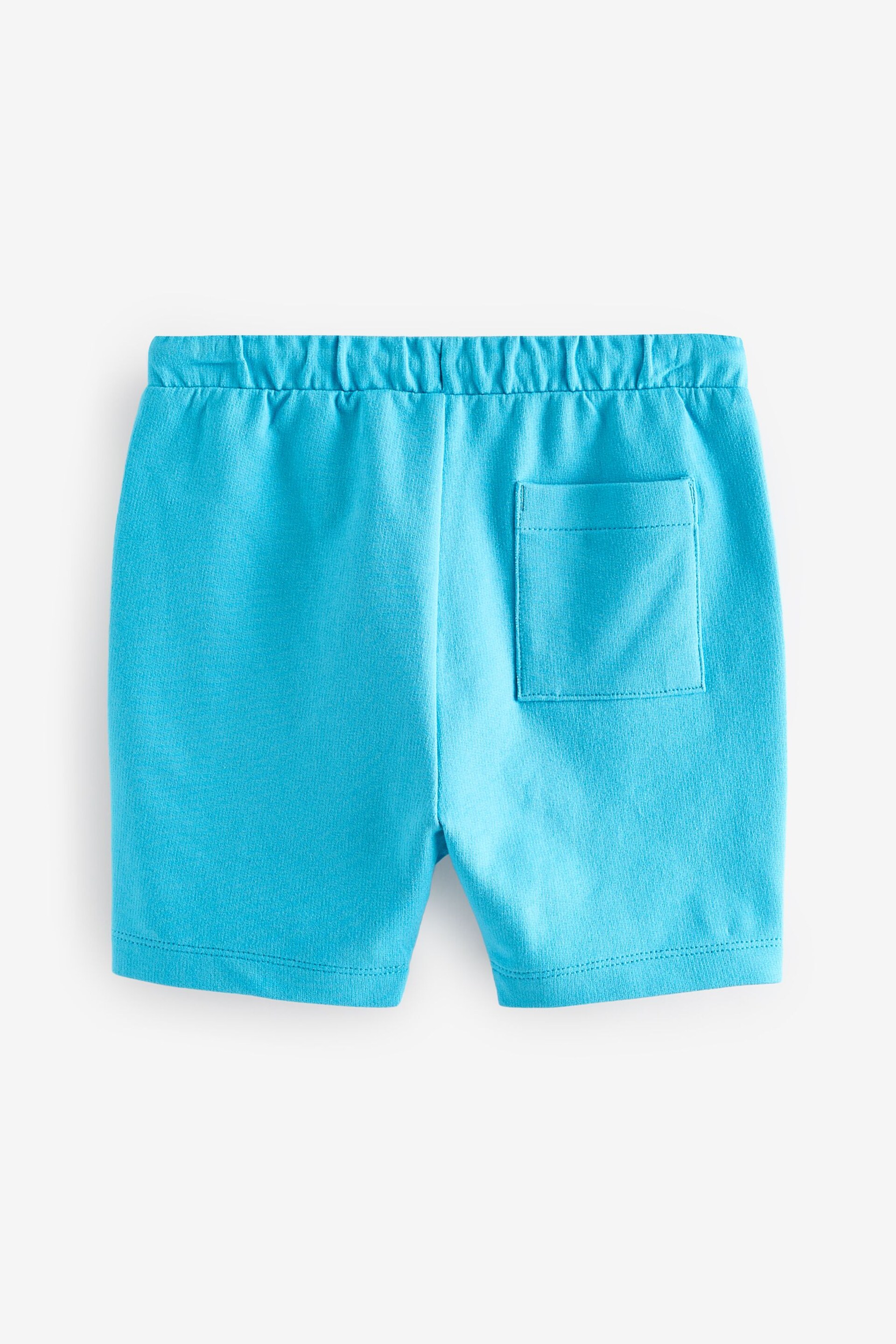 Teal Blue Jersey Shorts (3mths-7yrs) - Image 2 of 3