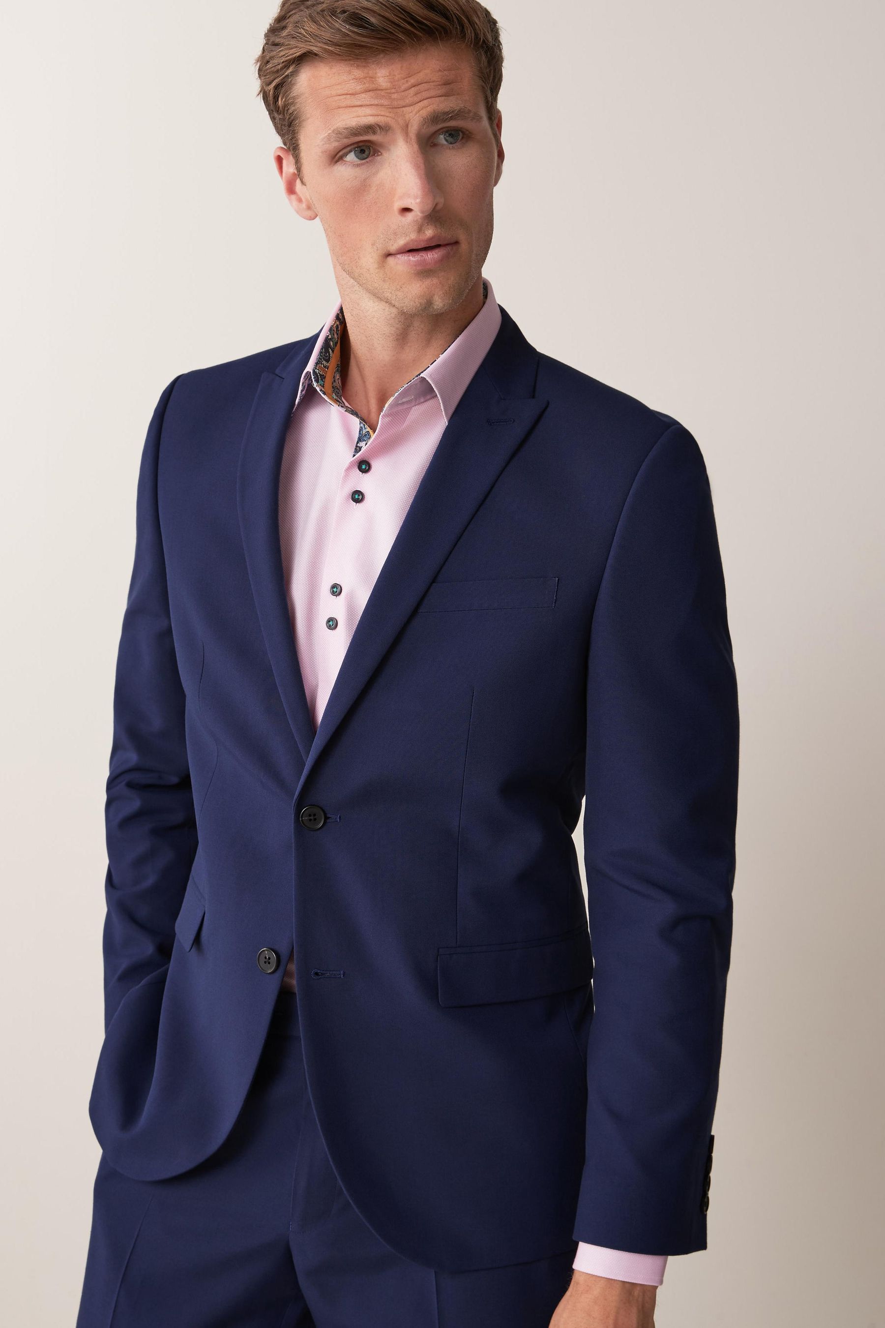 Next blue suit new arrivals jacket