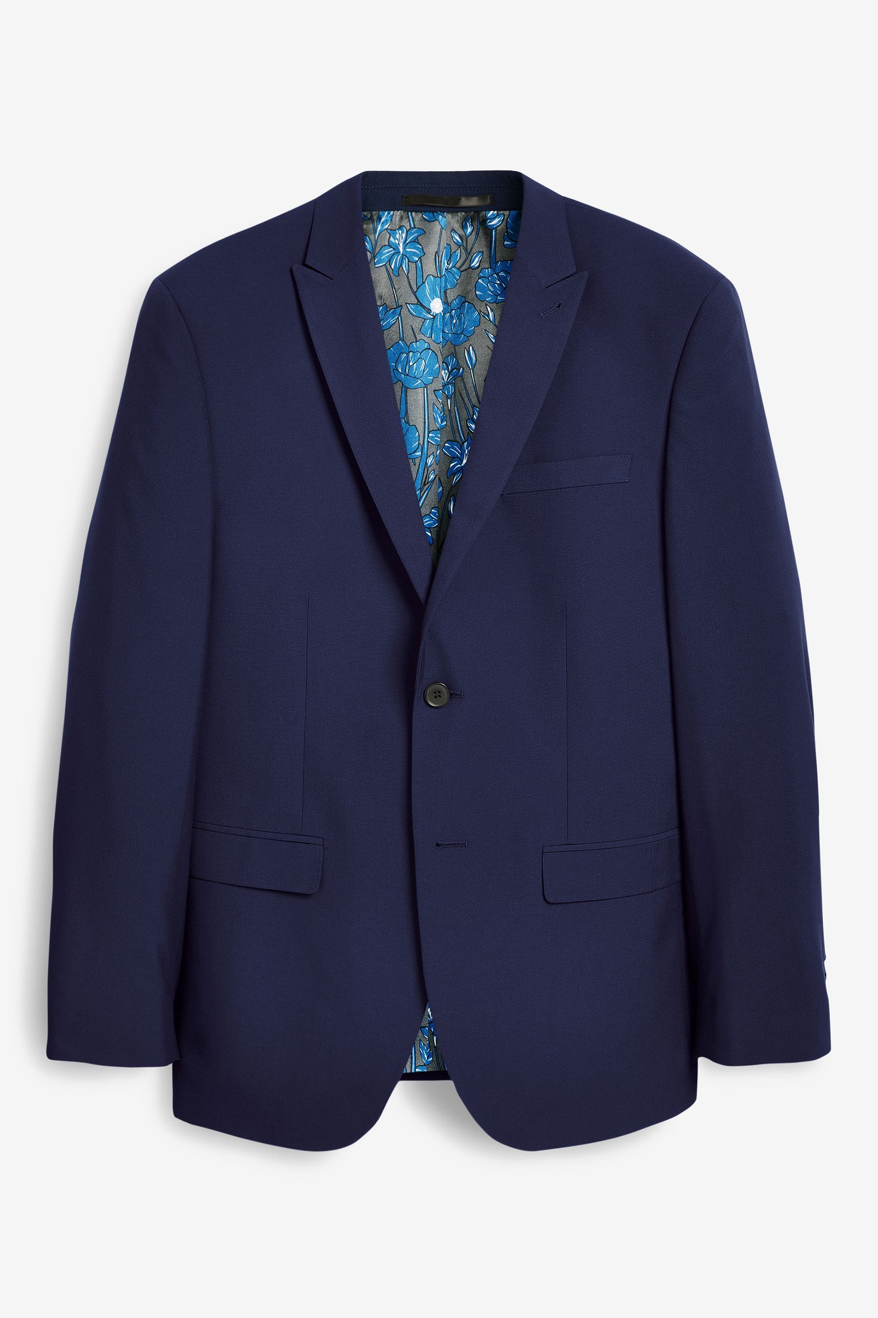 Buy Bright Blue Regular Fit Two Button Suit Jacket from Next Ireland