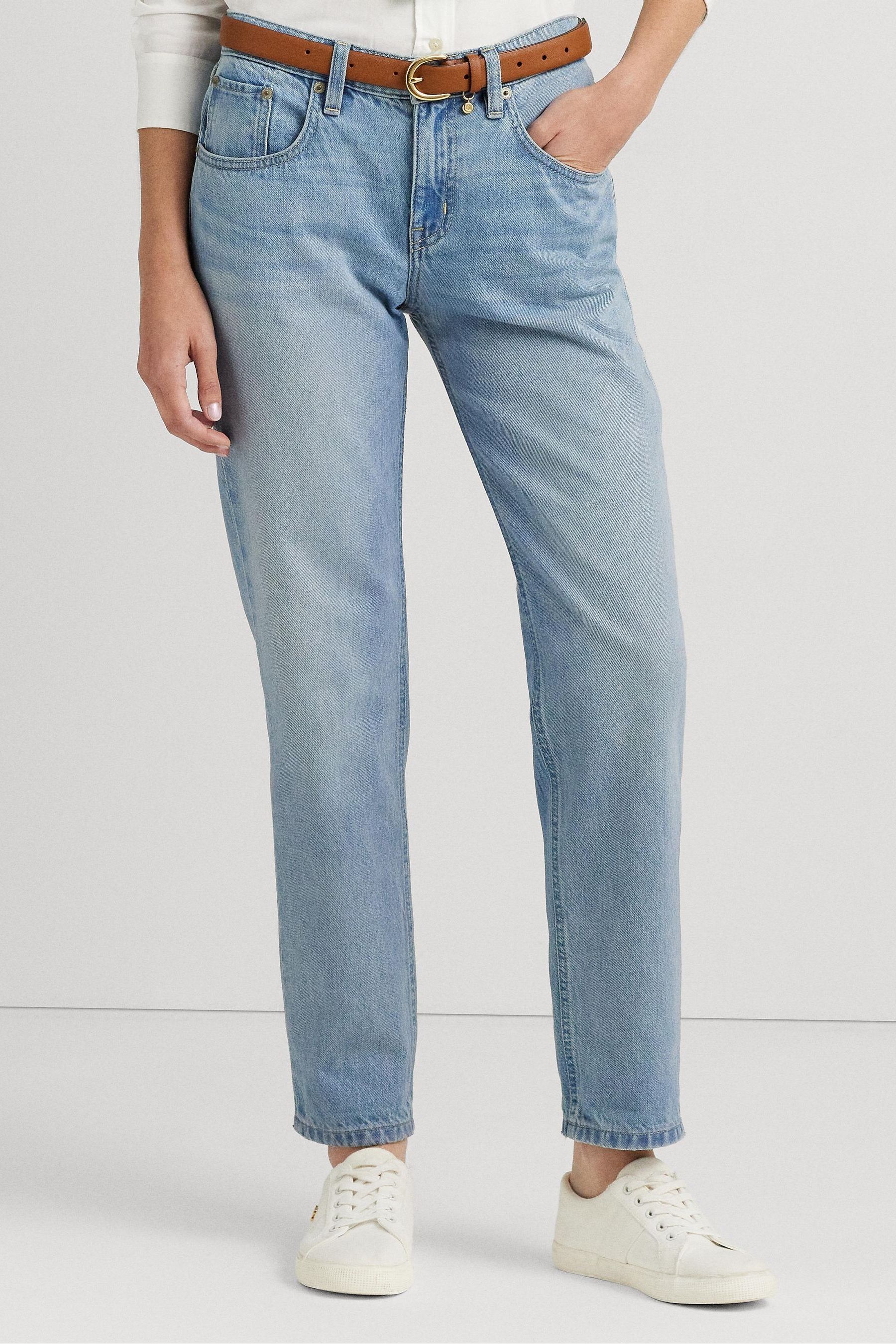Blue ankle cheap jeans