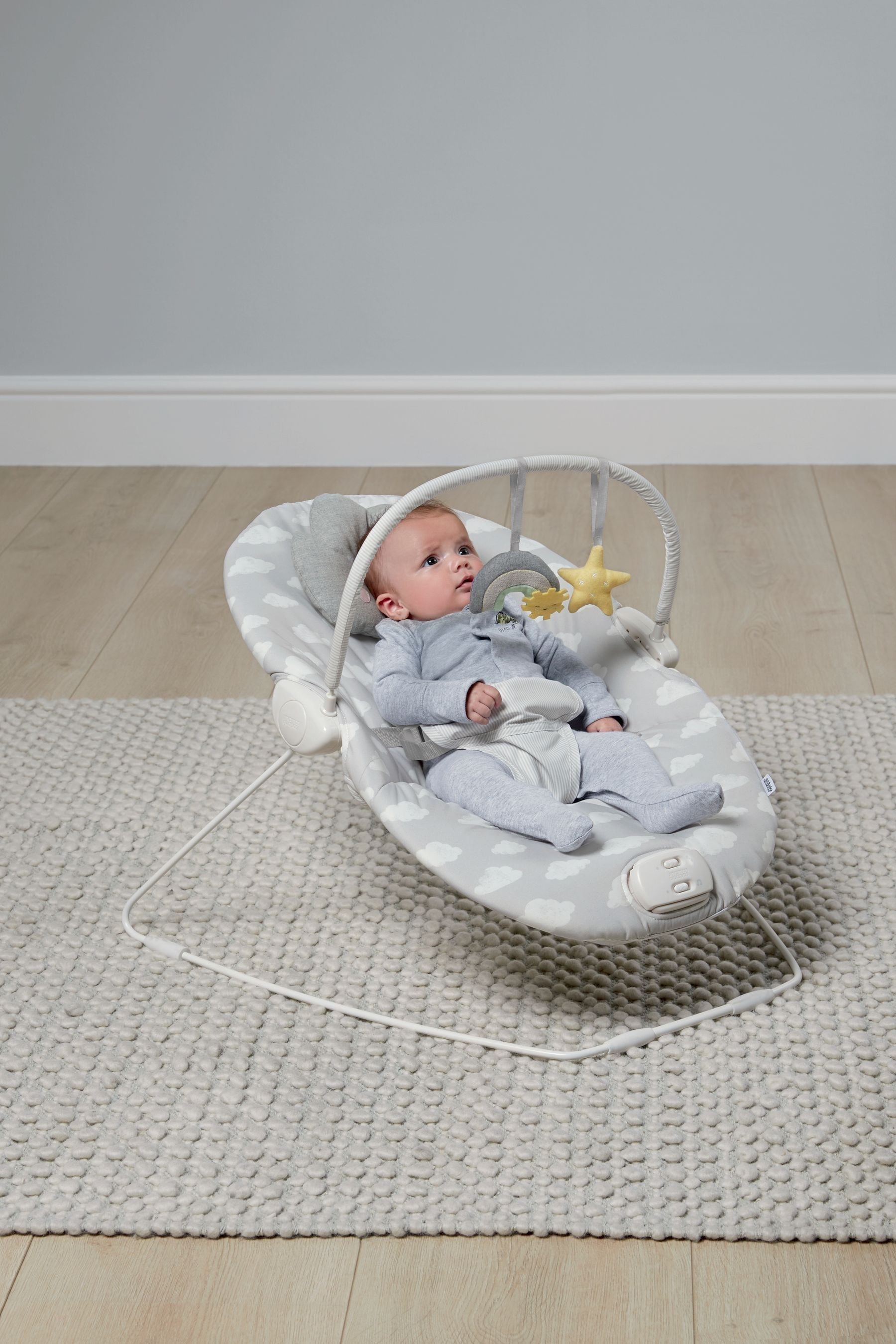Mamas and shop papas grey bouncer