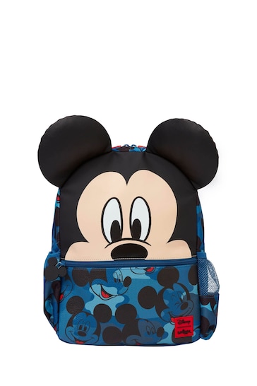 Smiggle Blue Mickey Mouse Junior Mickey Mouse Disney Character Hoodie Backpack