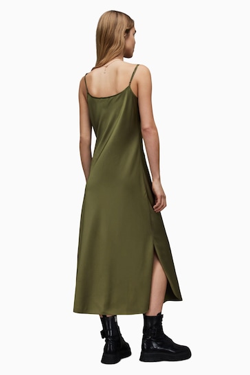 AllSaints Green Hadley Dress