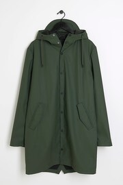 River Island Green Long Raincoat - Image 5 of 6