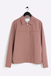 River Island Pink Long Sleeve Essential Crew Sweat Top - Image 5 of 6