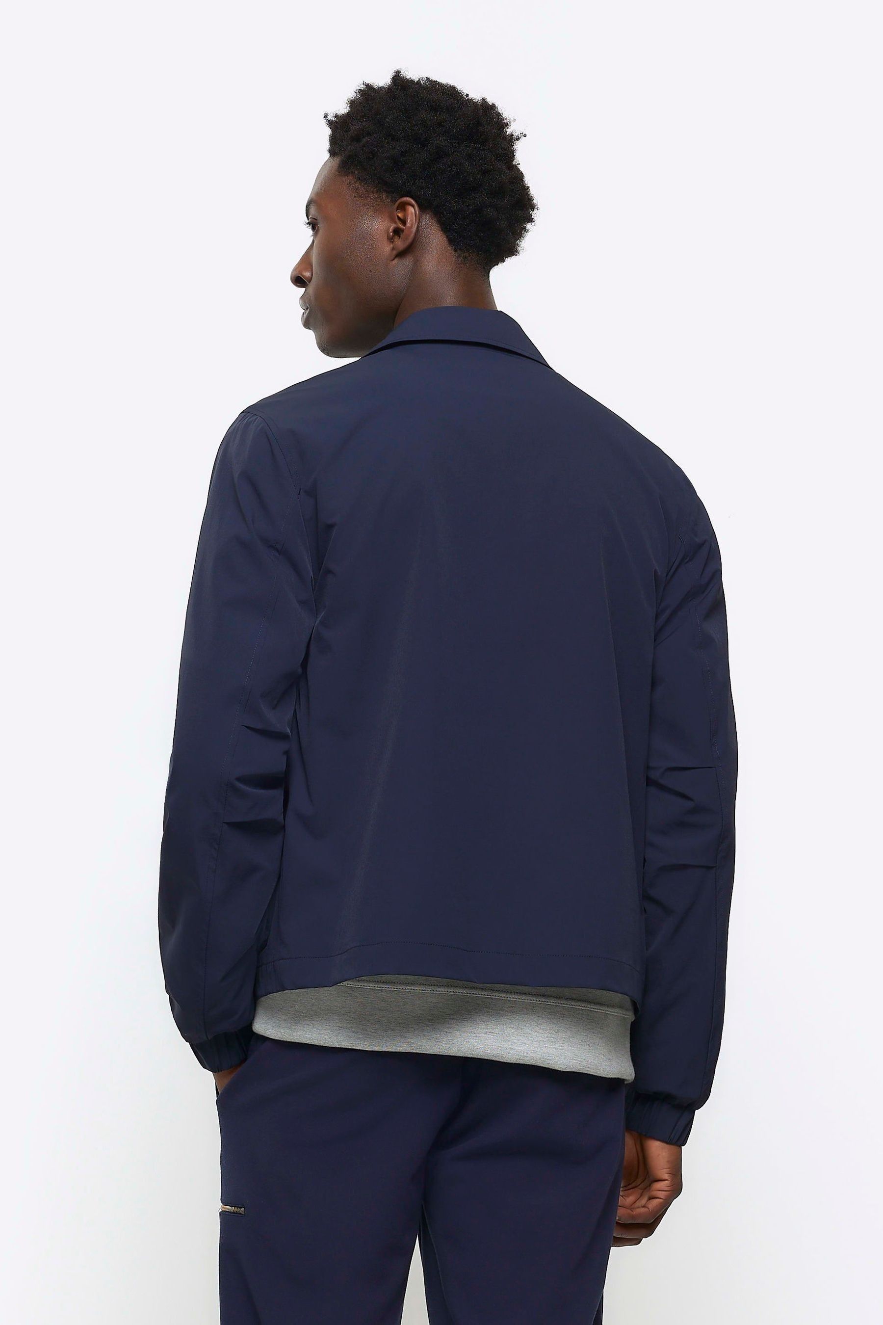 River island blue jacket 2025