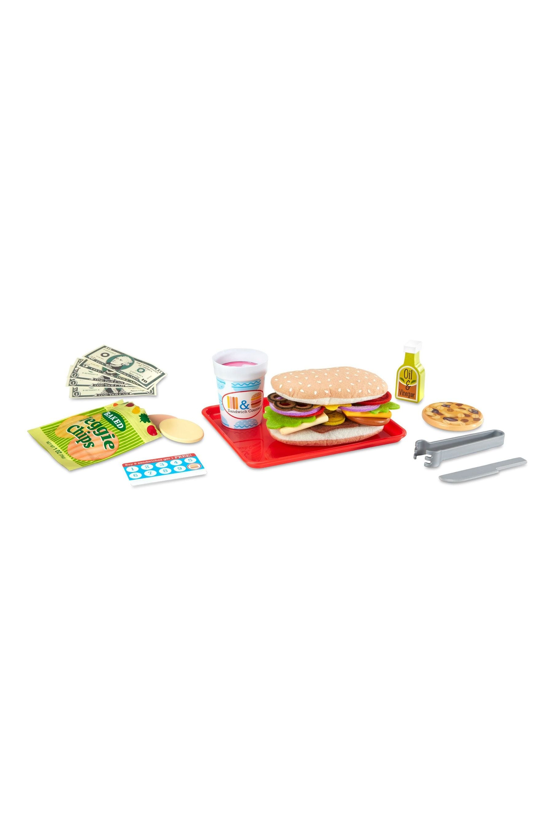 Melissa and doug slice and stack sandwich counter hot sale