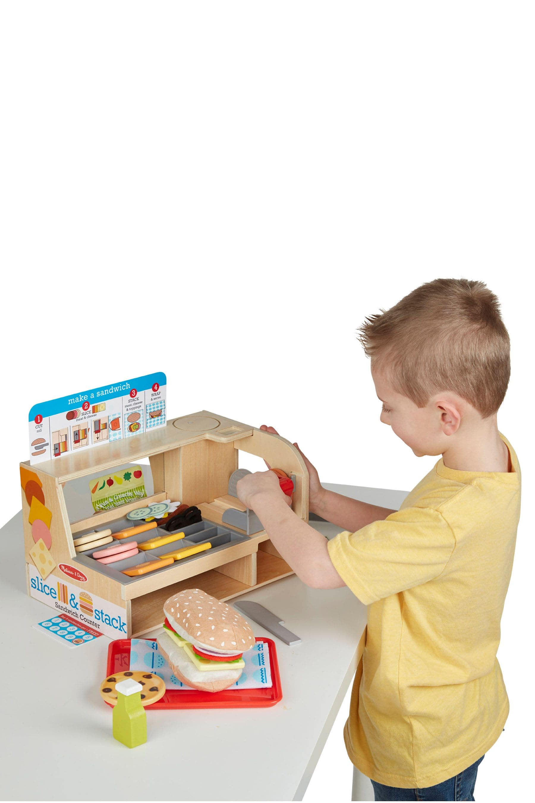Melissa and doug slice and sale stack sandwich counter