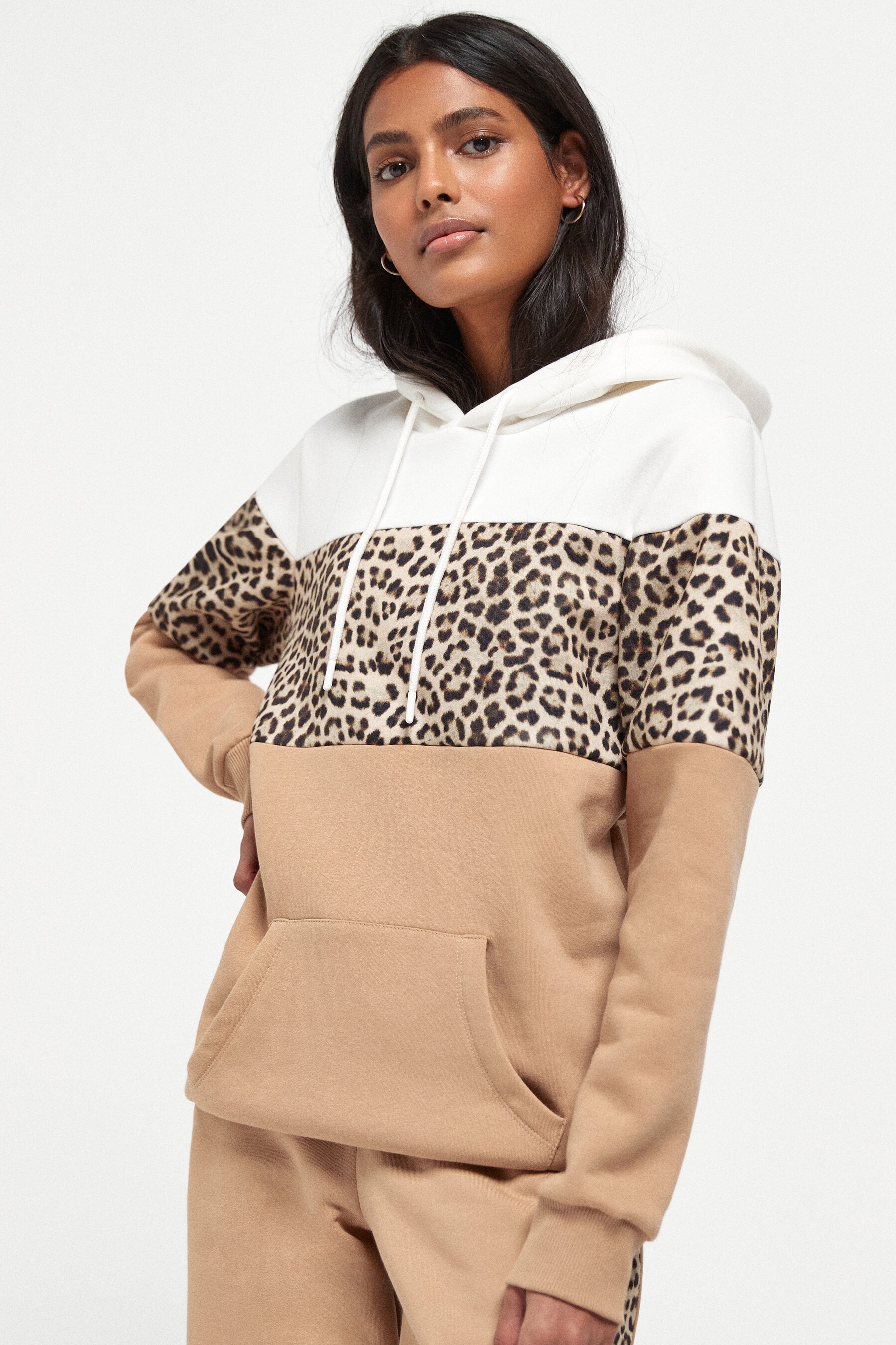 Giraffe print hoodie clearance