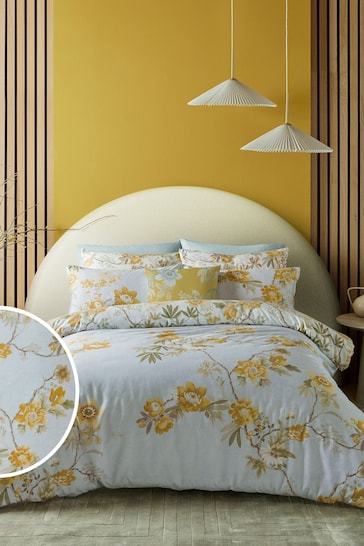 Graham & Brown Yellow Kimono Dreams Duvet Cover and Pillowcase Set
