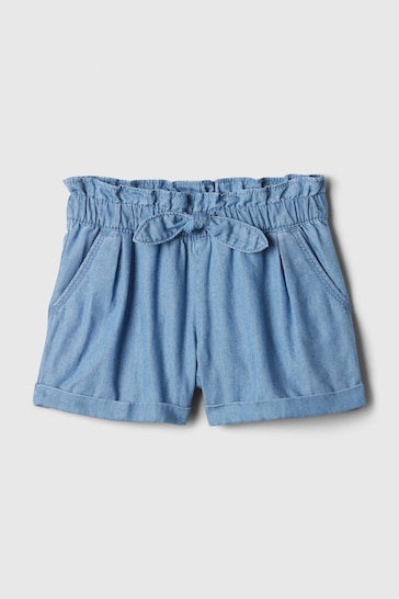 Gap Blue Chambray Baby Easy Pull On Short (6mths-5yrs)