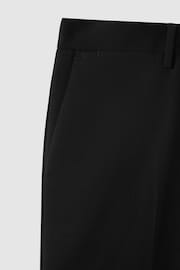 Reiss Black Eastbury Reg Cotton Blend Chinos - Image 5 of 6