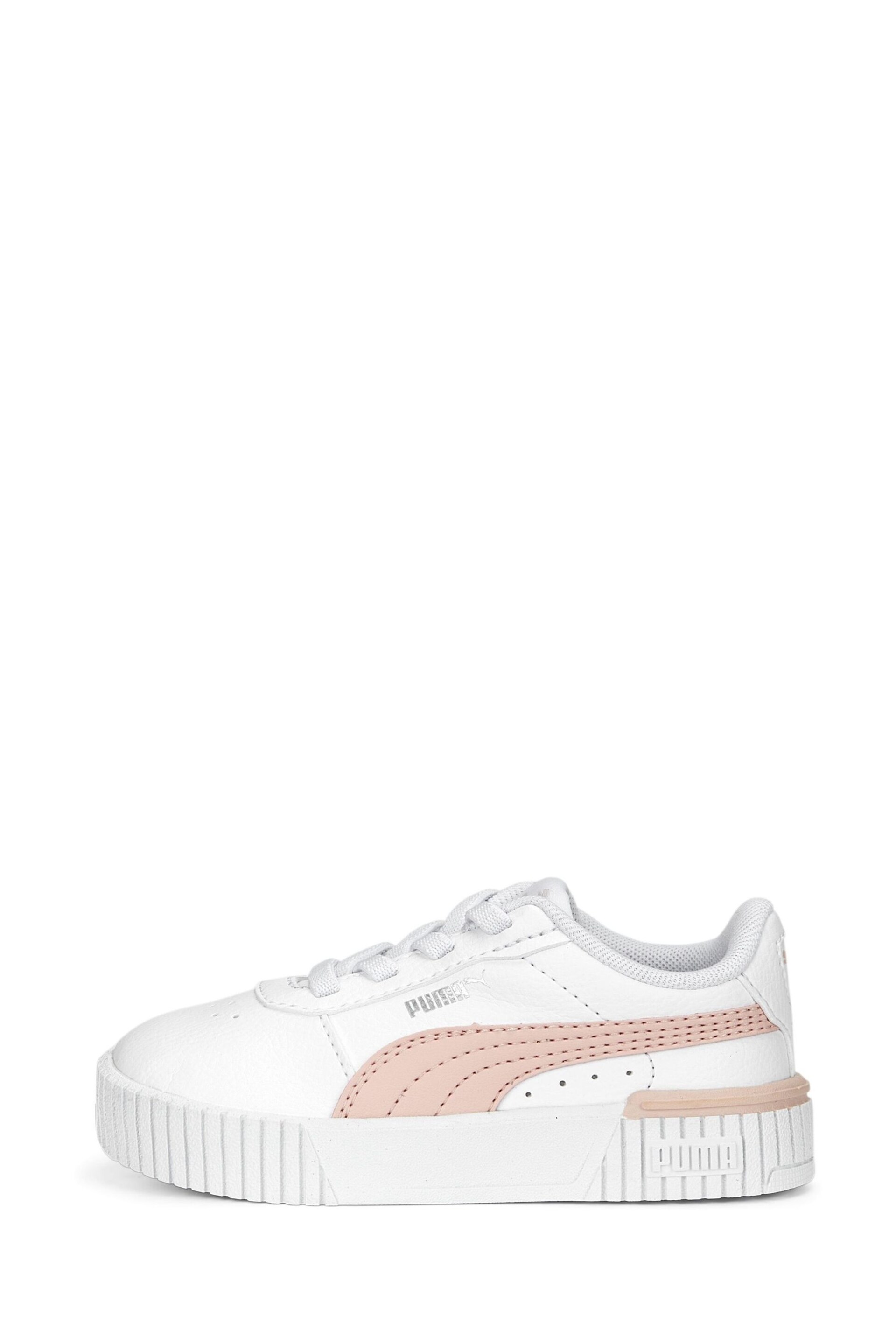 Puma White Babies Carina 2.0 AC Trainers - Image 2 of 6