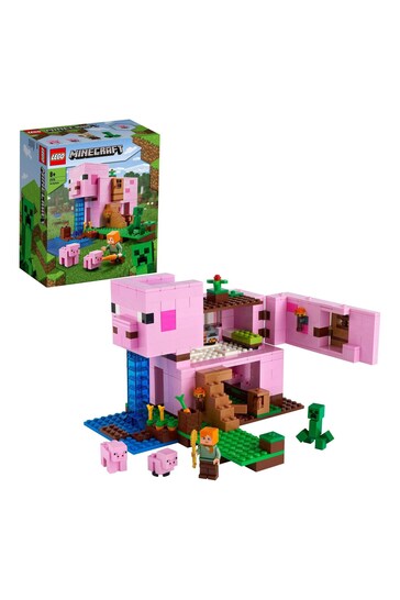 LEGO Minecraft The Pig House Toy & Animal Figures Set 21170