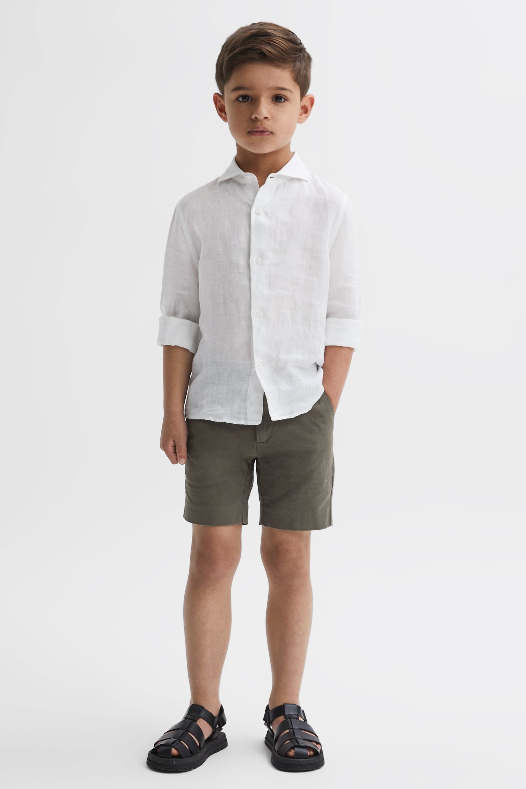 Casual clearance khaki shorts