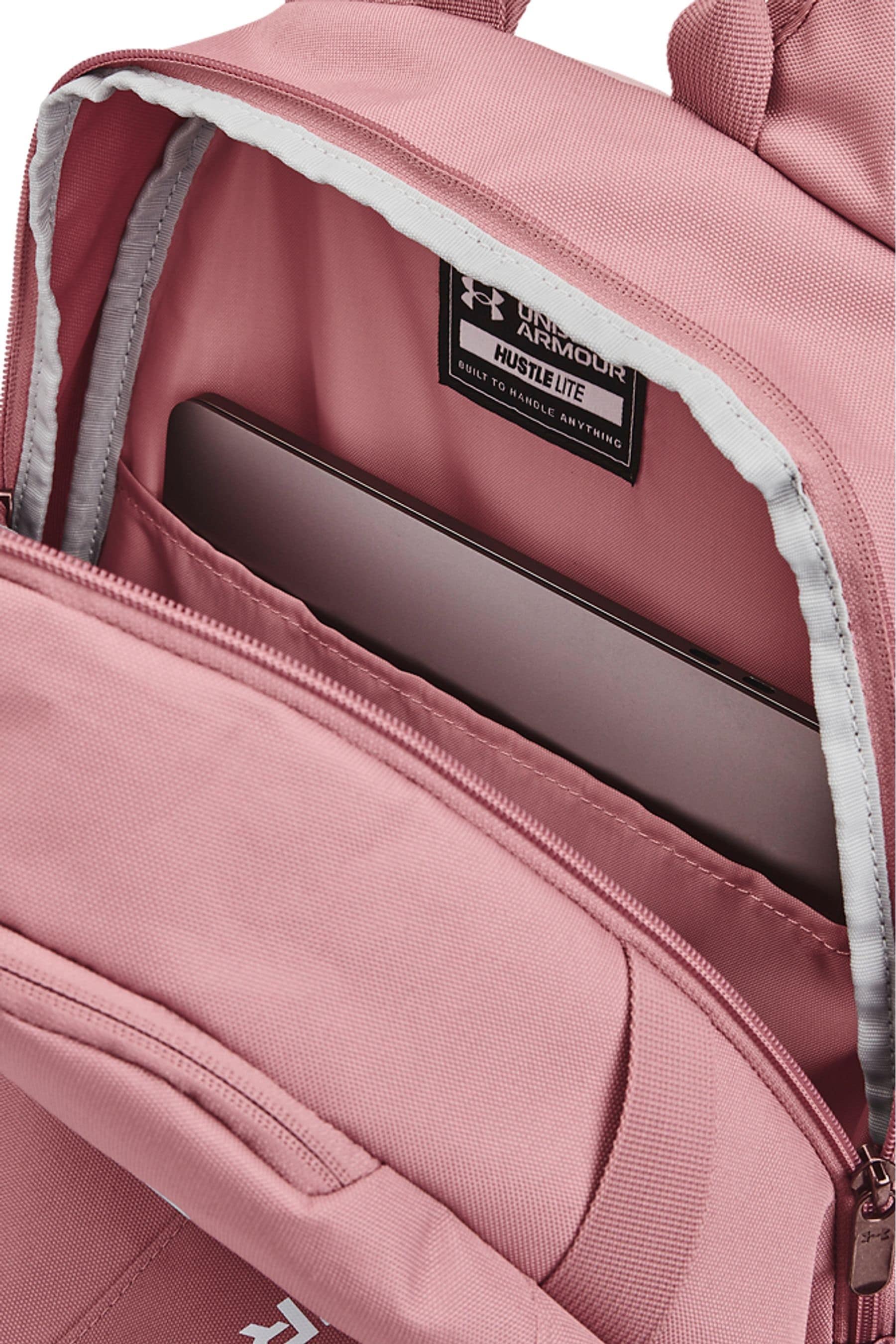 Under armour hustle backpack pink hotsell