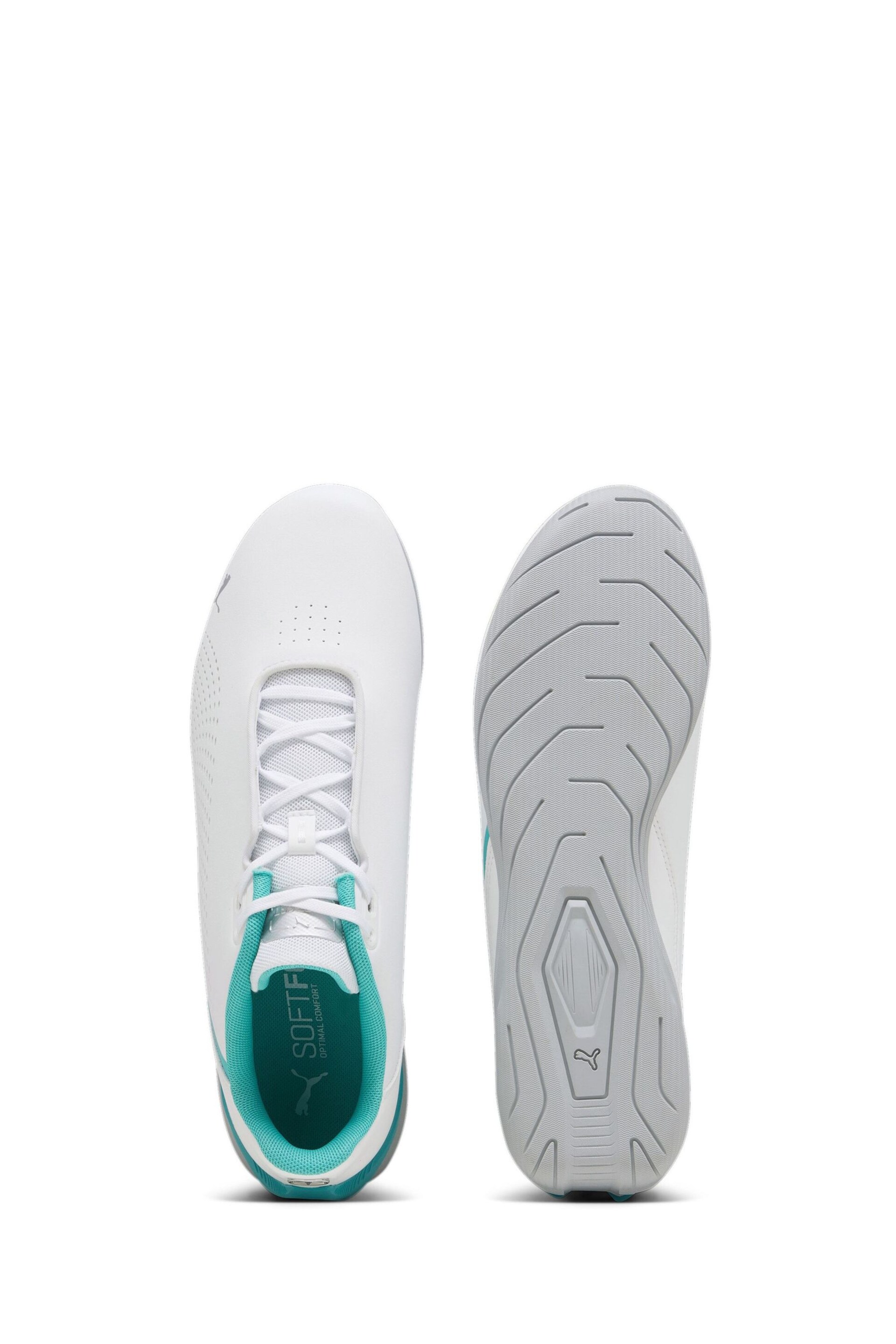 Puma White Mercedes AMG Petronas Formula 1 Drift Cat Decima Motorsport Shoes - Image 4 of 8