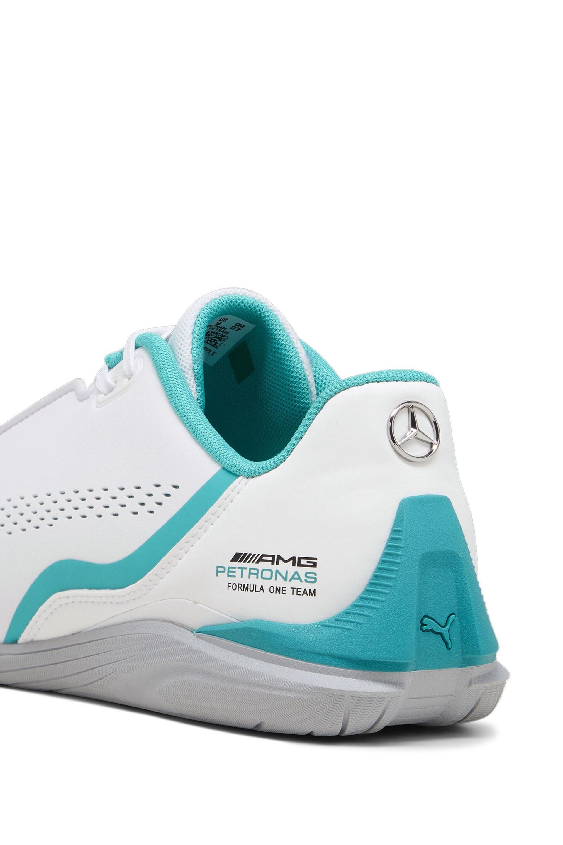 Puma White Mercedes AMG Petronas Formula 1 Drift Cat Decima Motorsport Shoes - Image 6 of 8