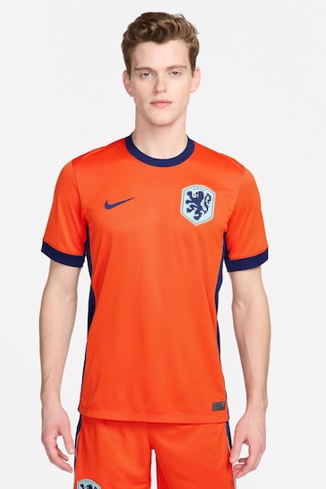 Nike Orange Dri-FIT Netherlands Stadium Home Football Shirt