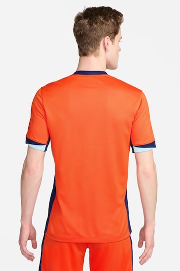 Nike Orange Dri-FIT Netherlands Stadium Home Football Shirt