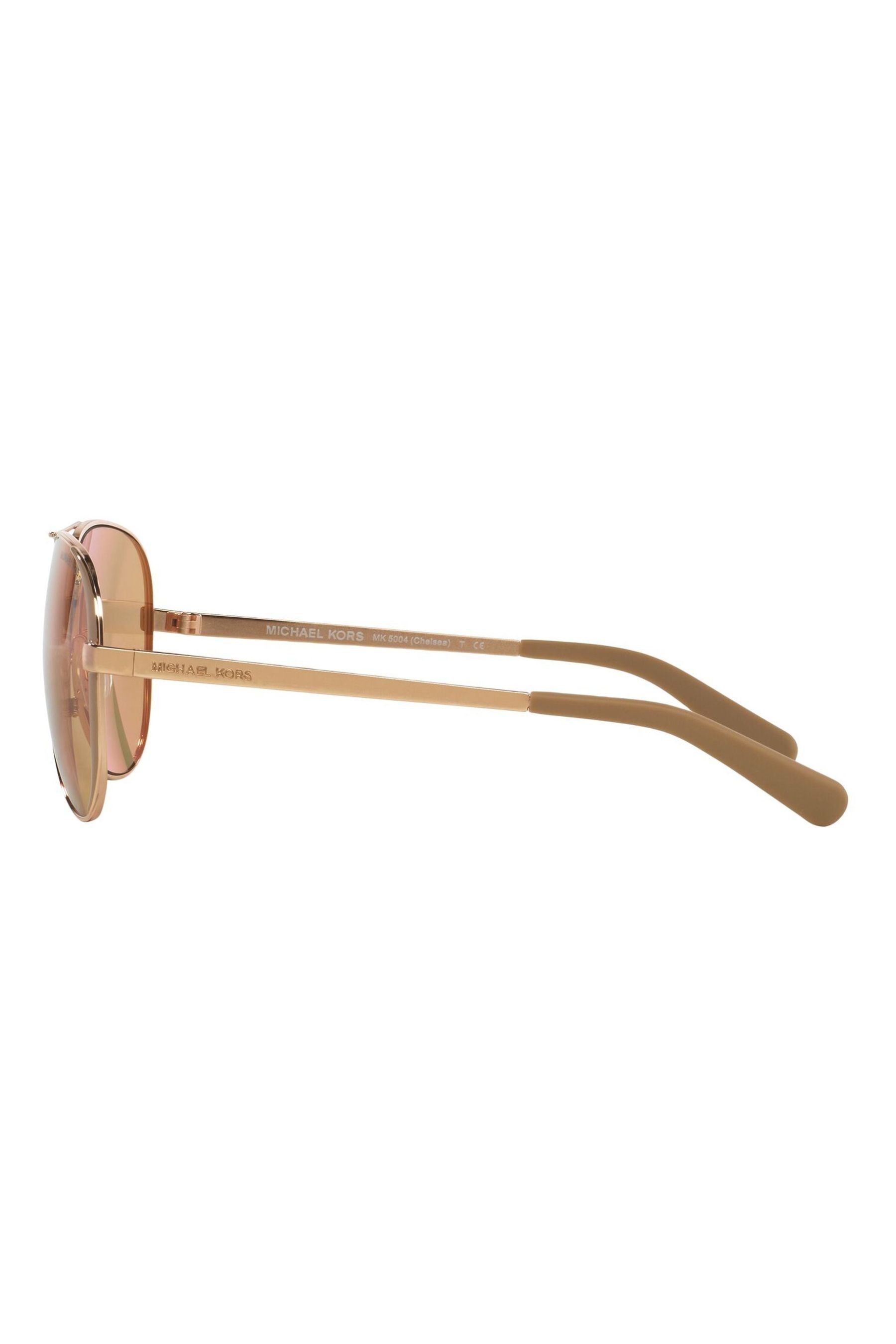 Buy Michael Kors Rose Gold Pink Chelsea Rim Pilot Sunglasses from the Next UK online shop