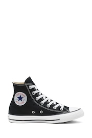 Converse Black/White Wide Fit Chuck Taylor All Star High Trainers - Image 1 of 5