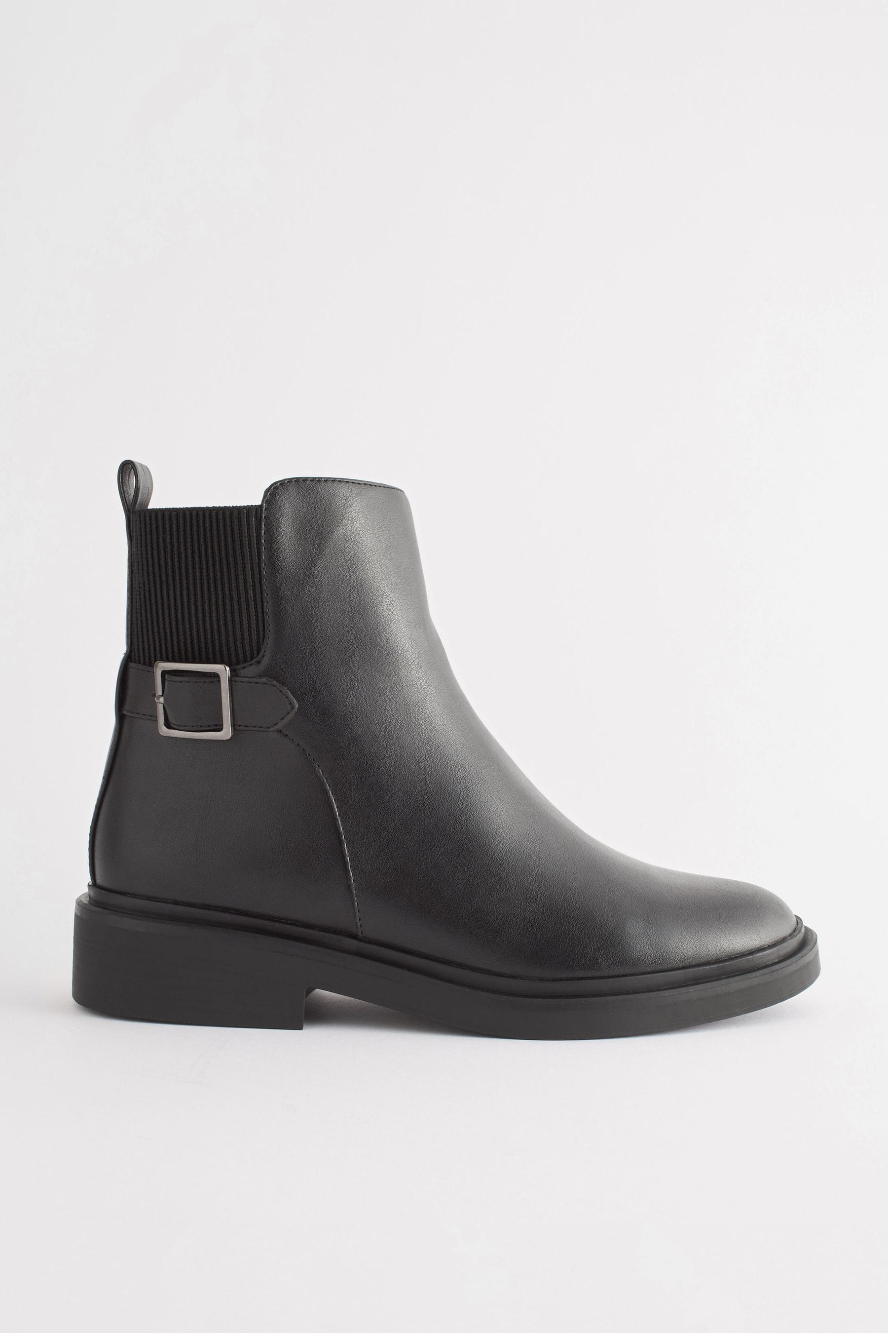 Ankle boots sales buckle detail