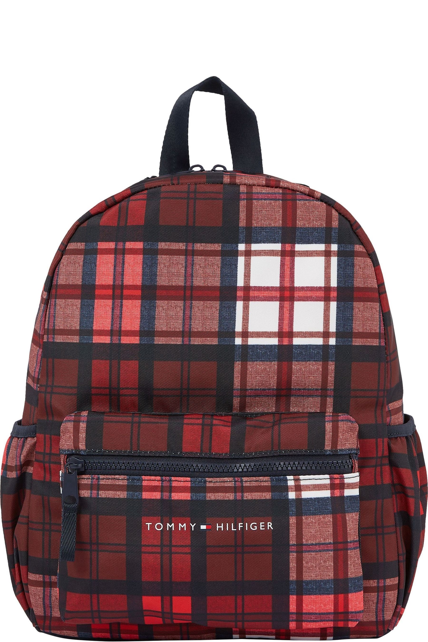 Tommy hilfiger checkered backpack best sale