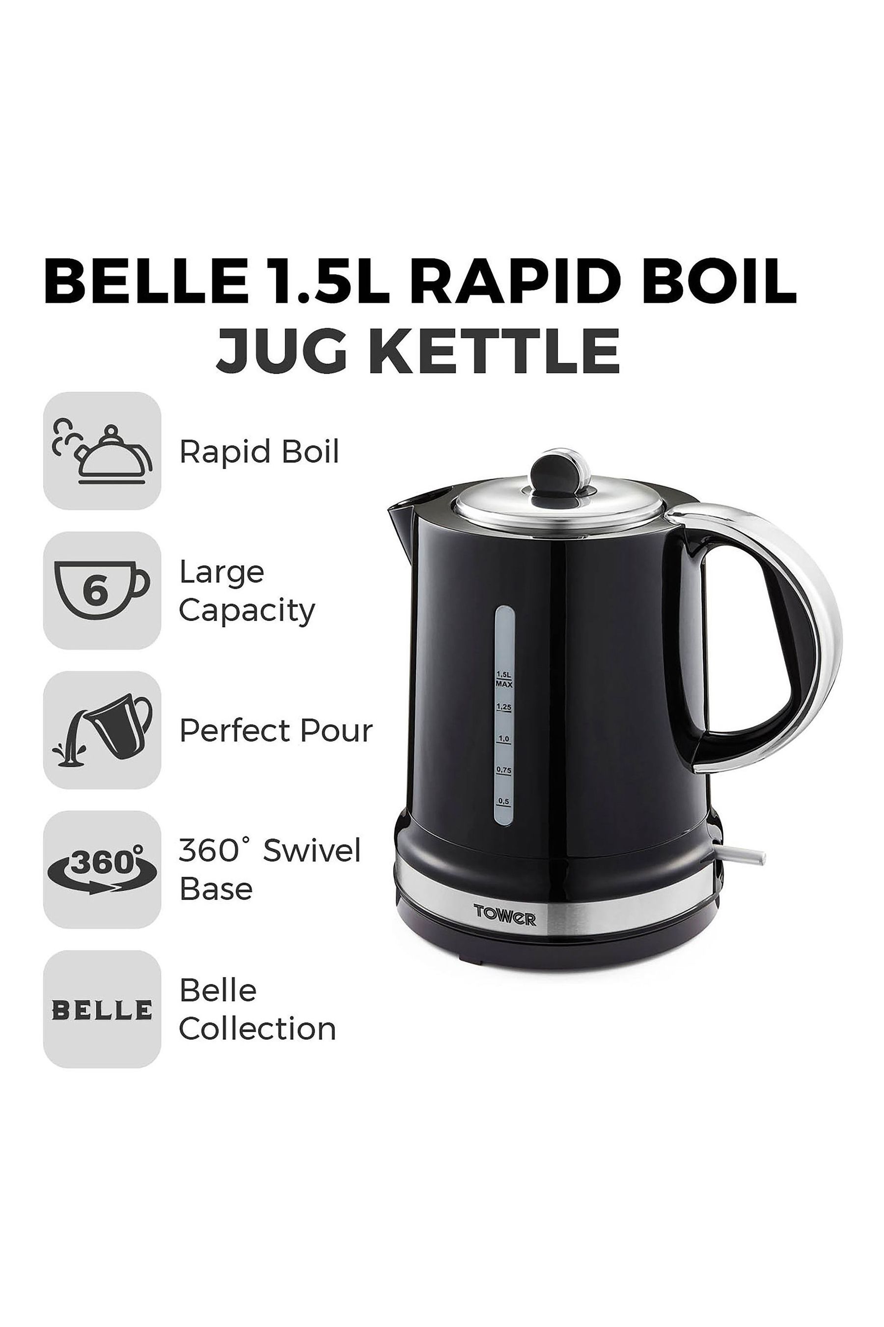 Tower jug kettle sale