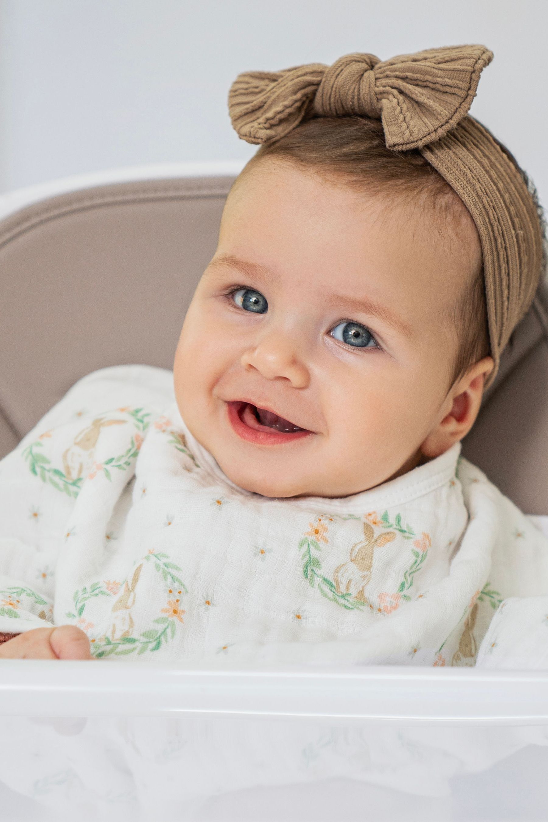 Buy aden anais Pink Baby Essentials Bunnies 100 Cotton Muslin Burpy Bib from Next Luxembourg