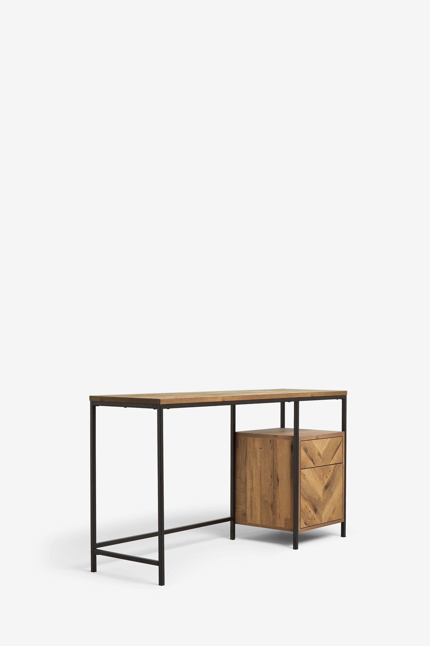 Chevron shop wood desk