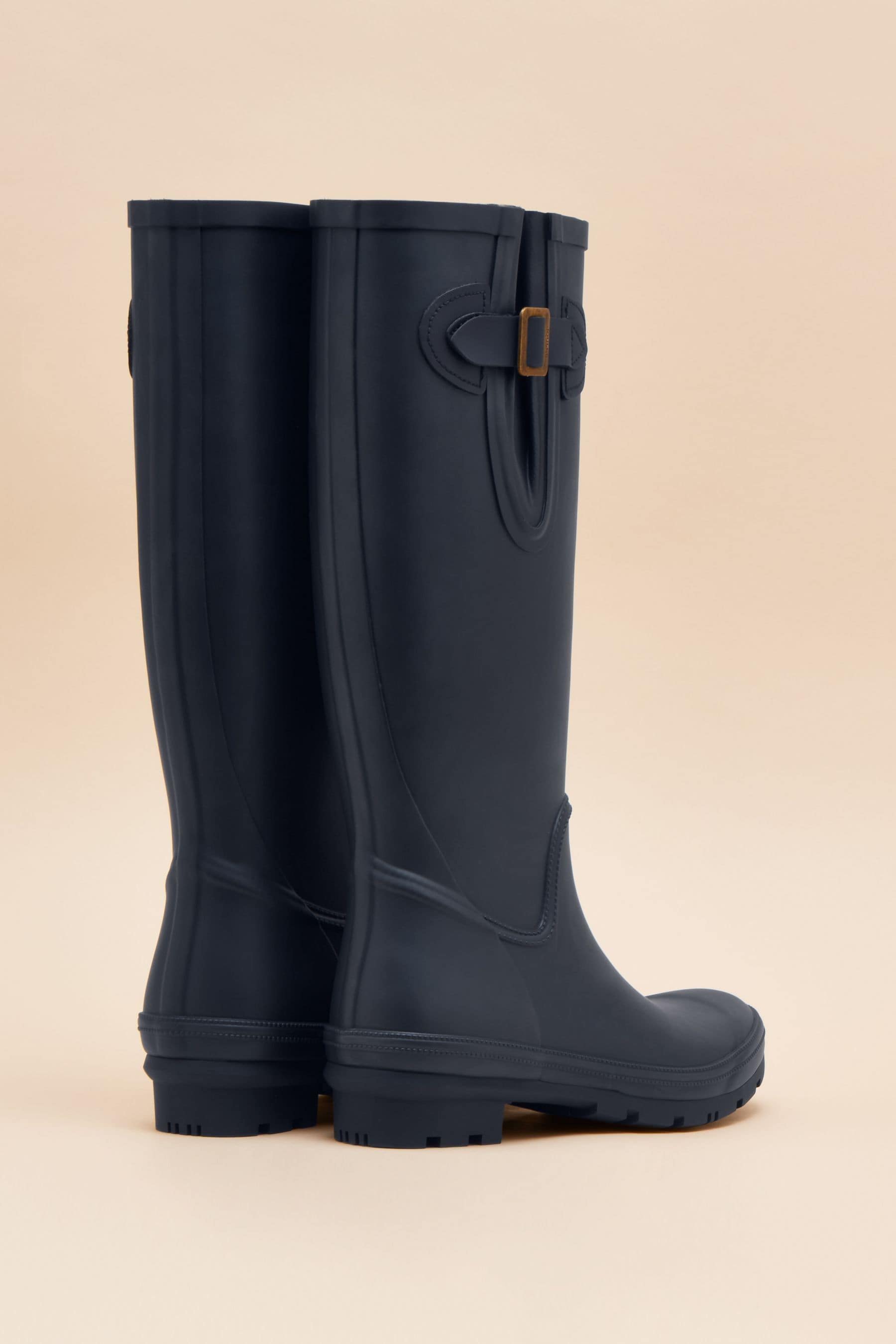 Buy Joules Houghton Navy Blue Adjustable Tall Wellies from Next USA