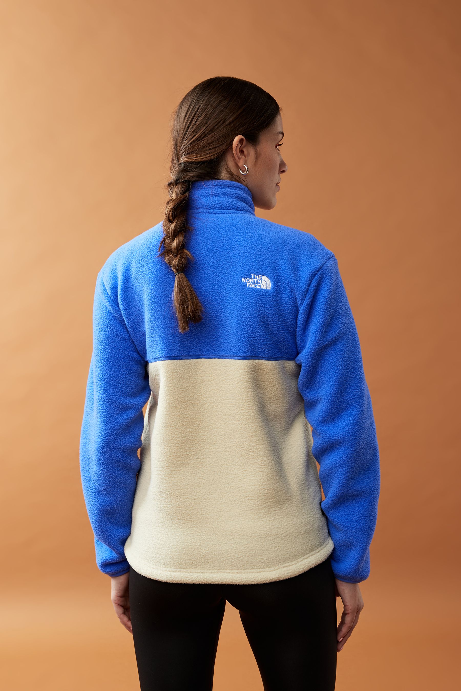 Womens fuzzy north face jacket on sale