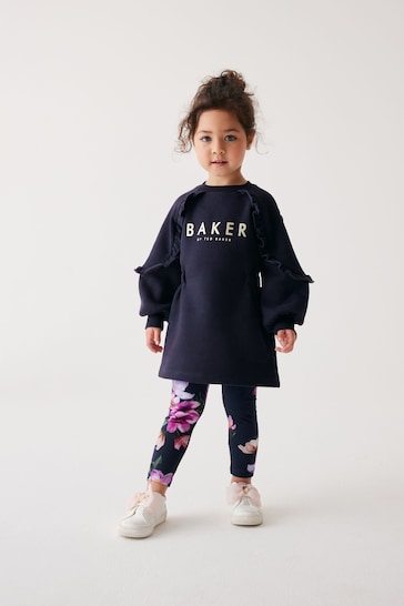 Baker by Ted Baker Floral Legging and Longline Sweater Set
