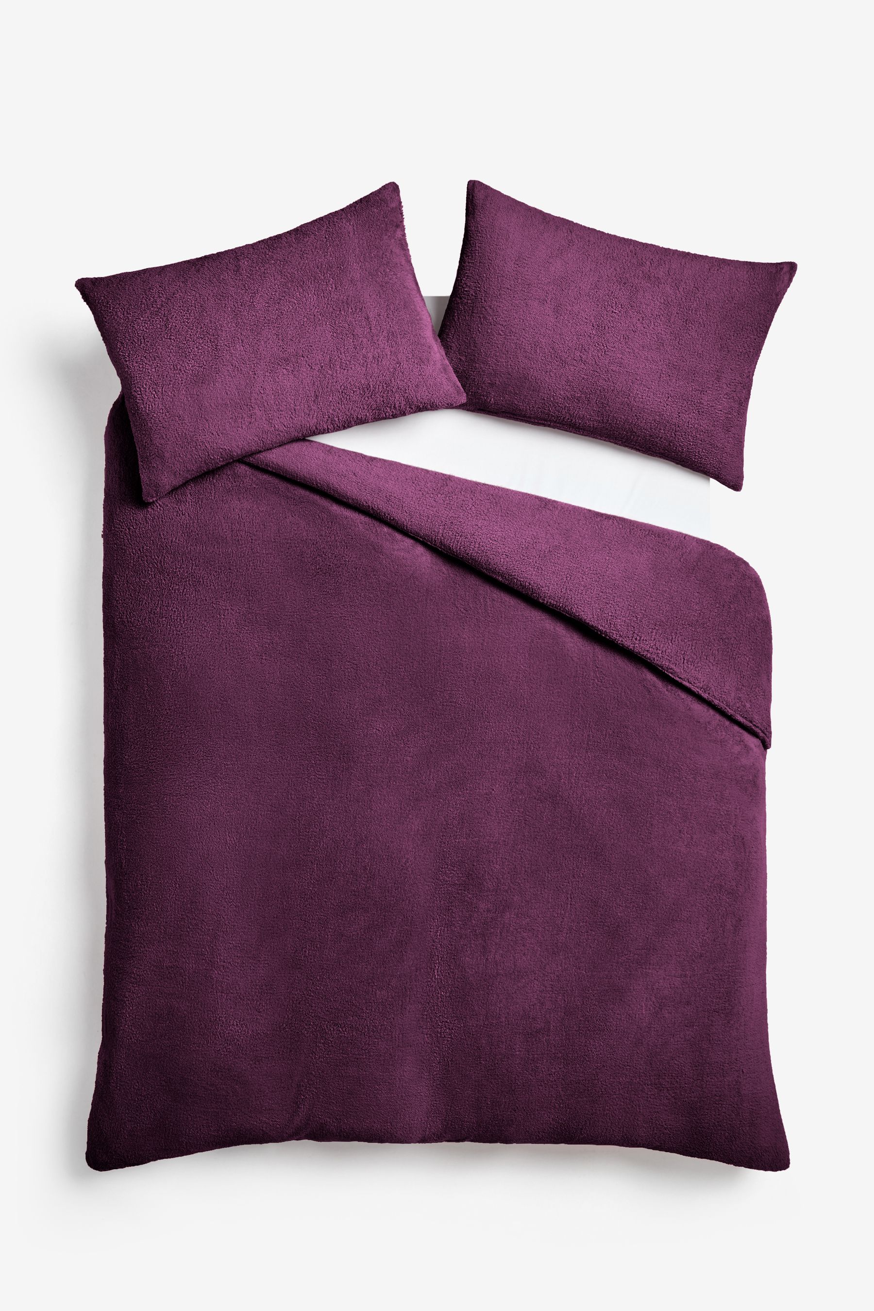 Purple fleece duvet cover 2025