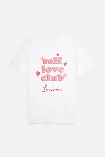 Personalised Self Love Club T-Shirt by Dollymix