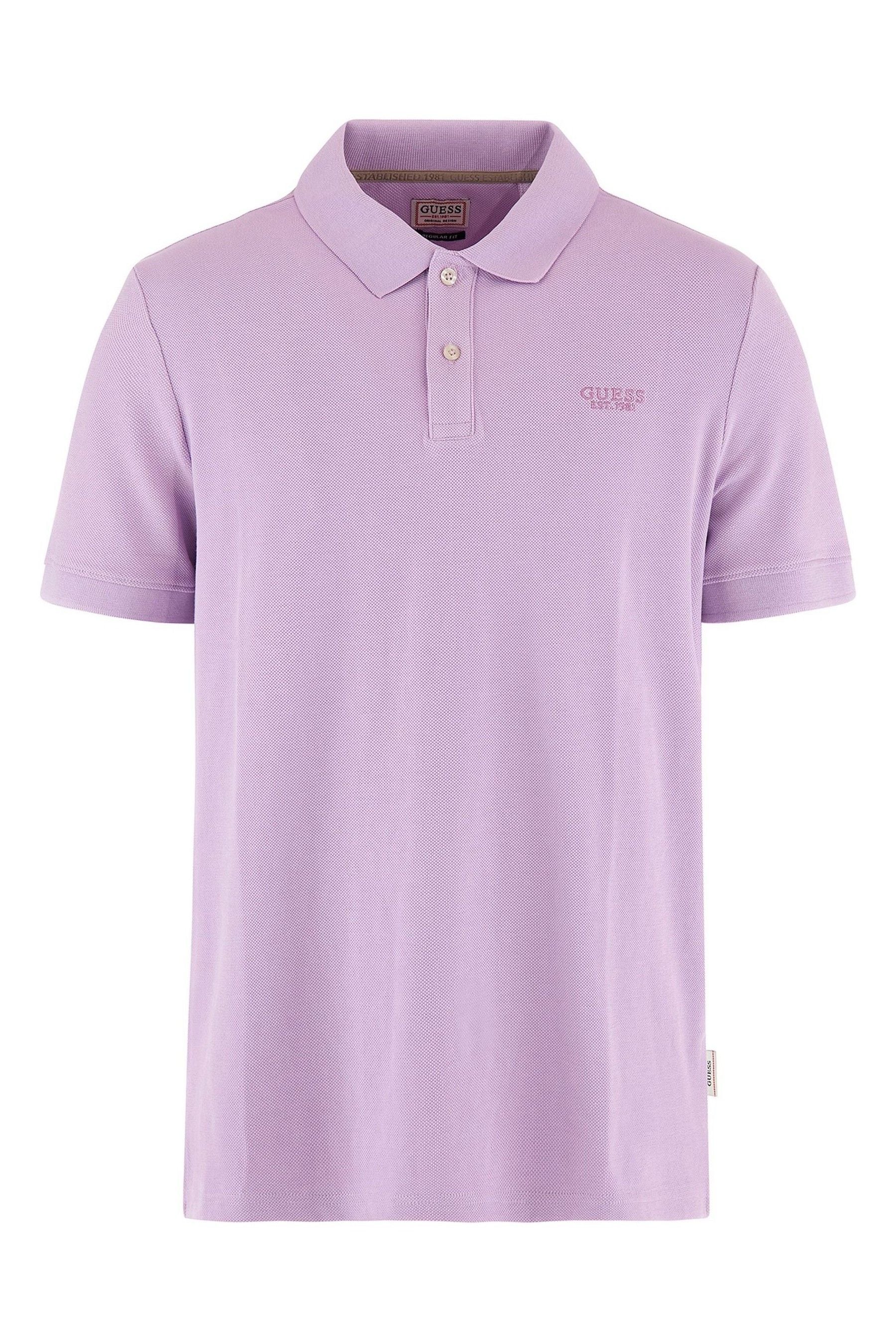 Guess shirt purple shop