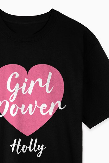 Personalised Girl Power T-Shirt by Dollymix