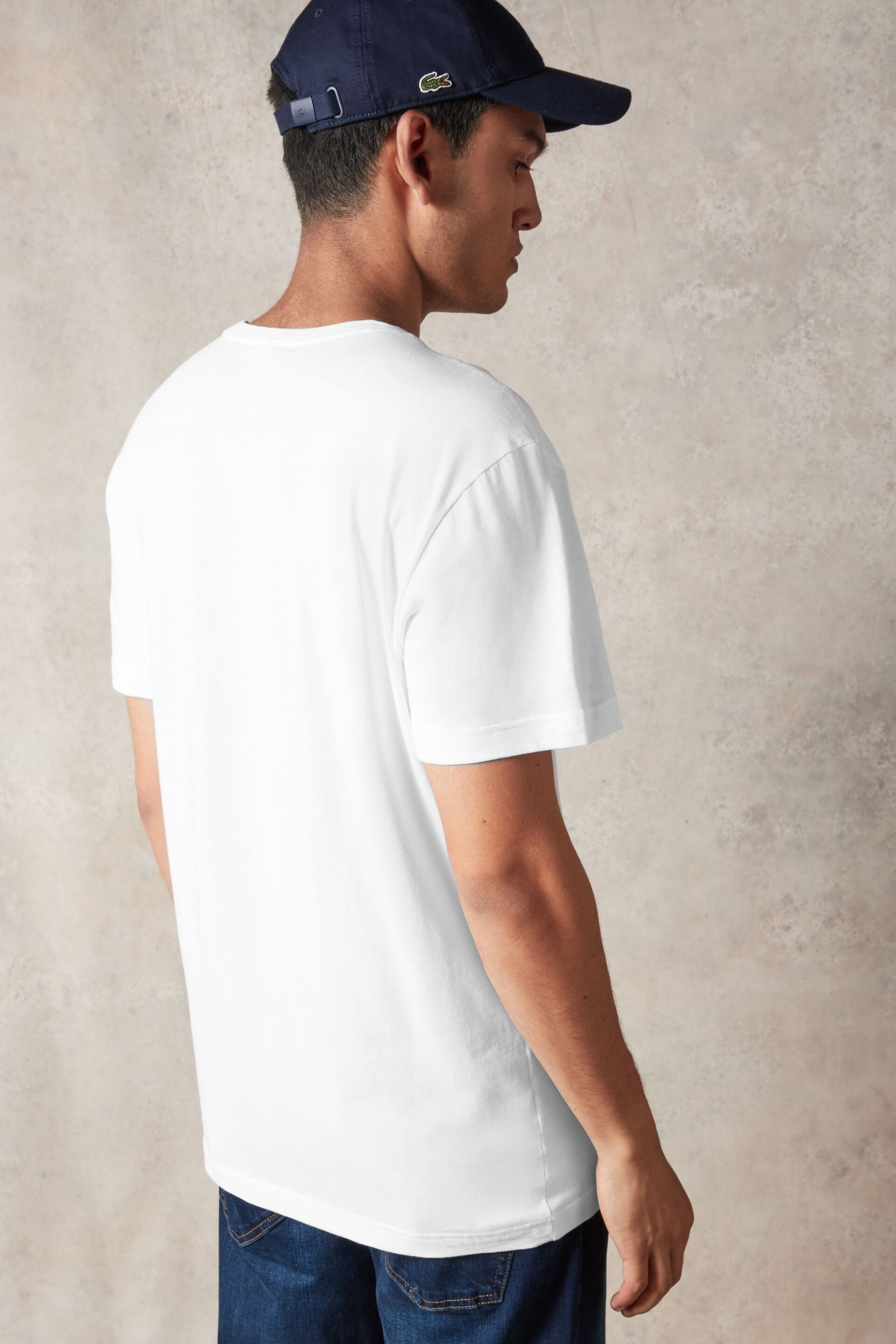 Lacoste Sports Regular Fit Cotton T-Shirt - Image 3 of 6