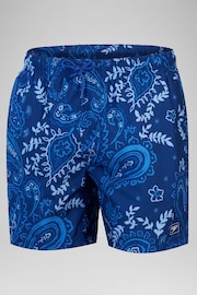 Speedo Blue Mens Printed Leisure 16" Watershorts - Image 5 of 7