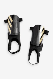 adidas Black/Gold Tiro Match Shin Guard - Image 1 of 4