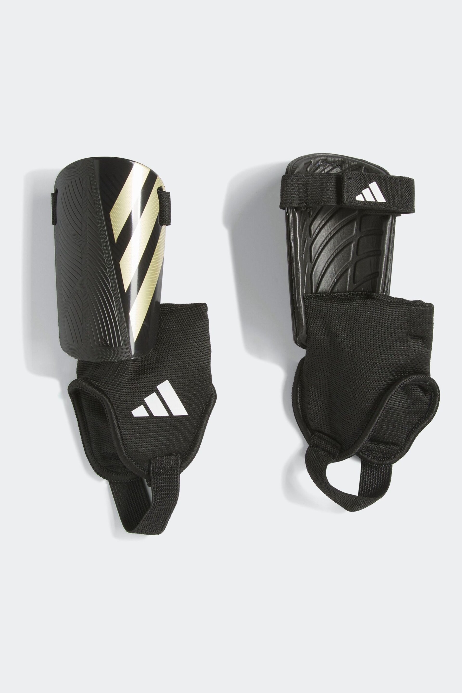 adidas Black/Gold Tiro Match Shin Guard - Image 2 of 4