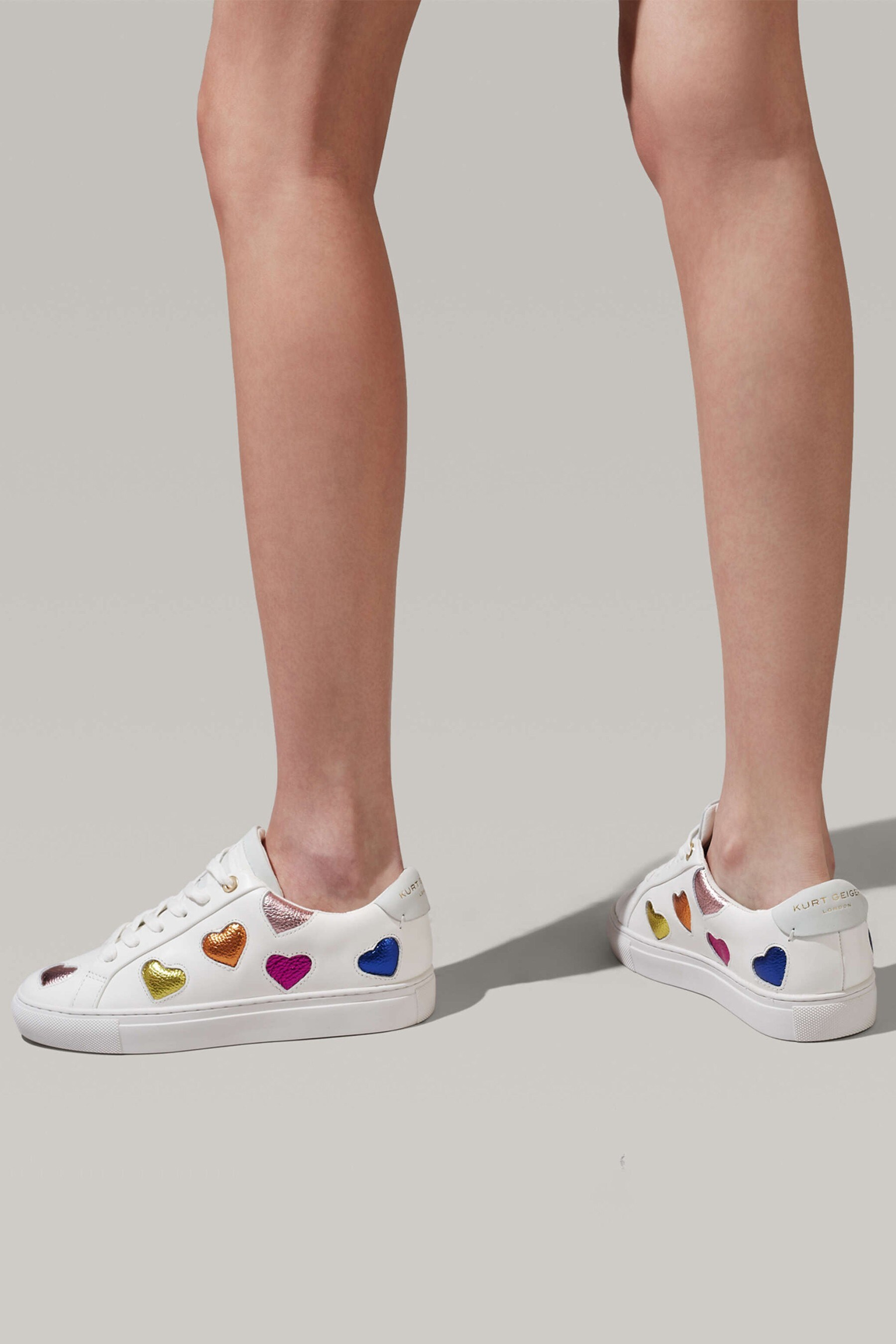 Buy Kurt Geiger Pink Lane Love Trainers from the Next UK online shop